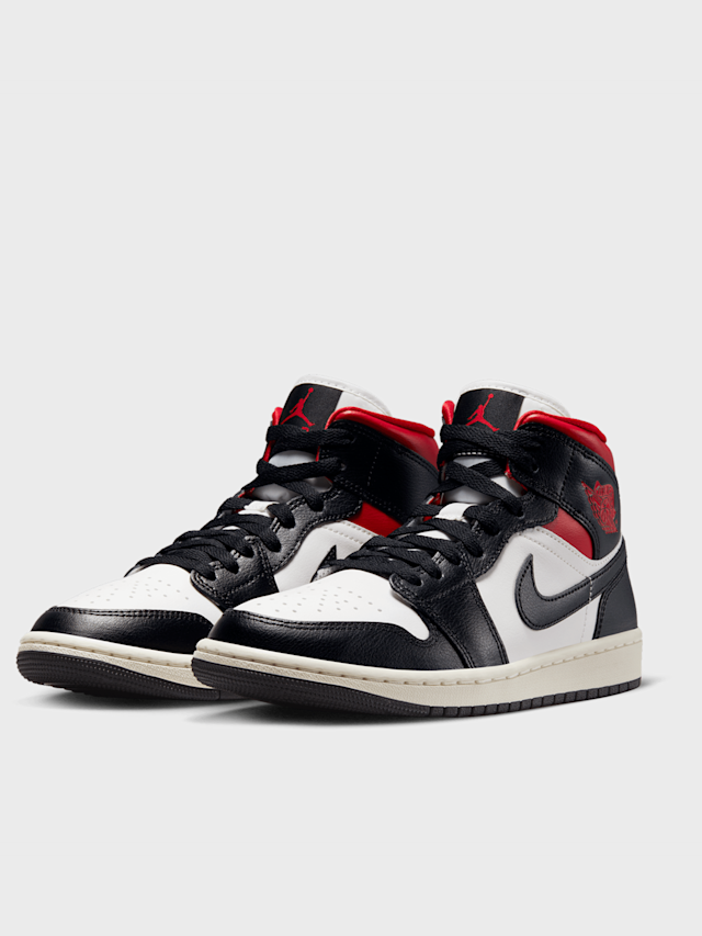 Jordan, WMNS Air Jordan 1 Mid, black, Image 4 of 8
