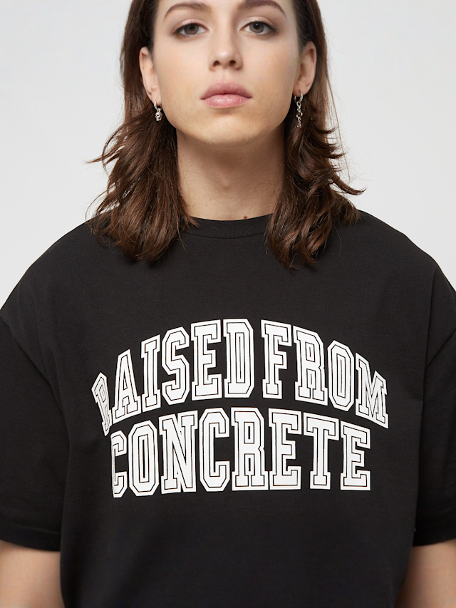 New Era, Raised From Concrete Wordmark Tee, zwart, Afbeelding 3 van 5
