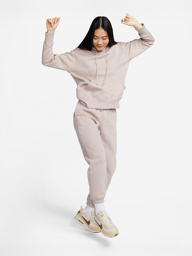 Nike, Sportswear Phoenix Fleece Oversized Pullover Hoodie, brown, Image 7 of 7