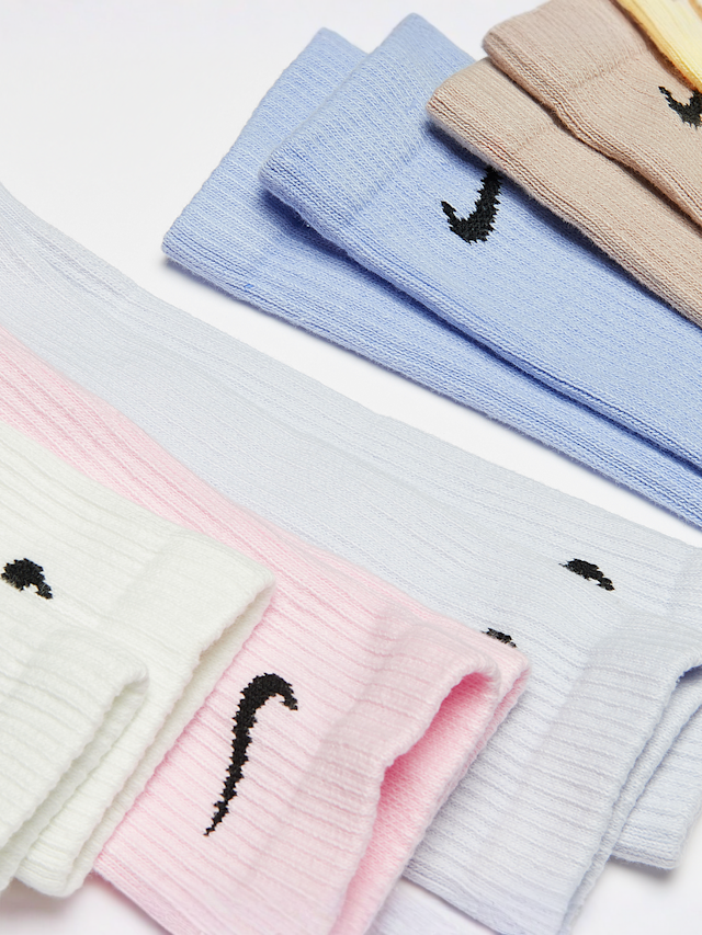 Nike, 6 PACK - Everyday Plus Cushion Crew Training, wielokolorowy, Obraz 2 z 2