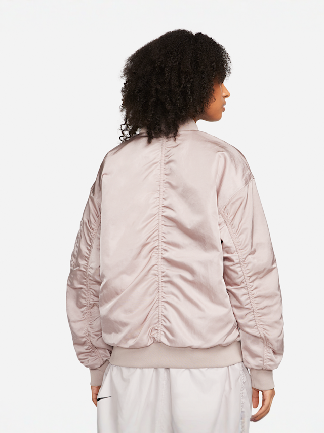 Nike, Sportswear Varsity Bomber Jacket, beige, Afbeelding 3 van 8