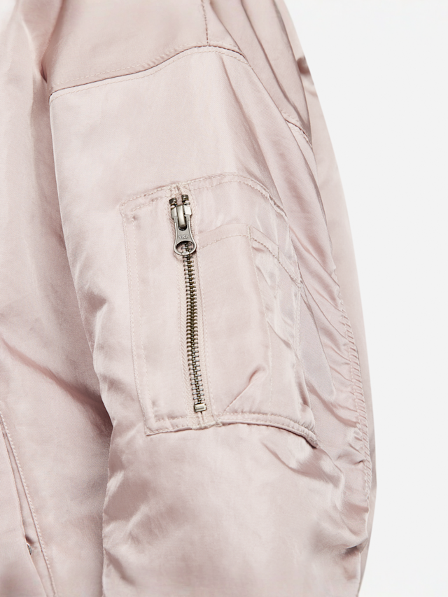 Nike, Sportswear Varsity Bomber Jacket, beige, Afbeelding 5 van 8