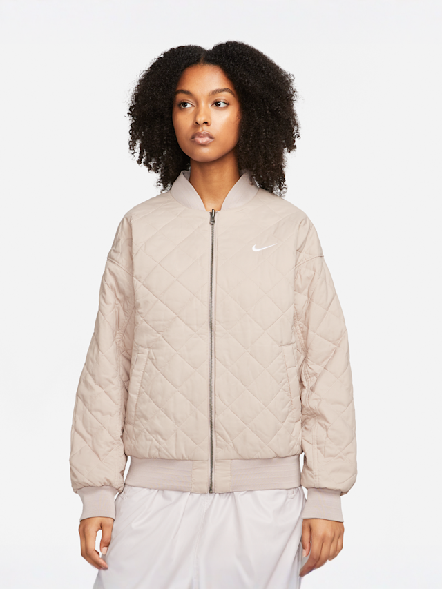 Nike, Sportswear Varsity Bomber Jacket, beige, Afbeelding 7 van 8
