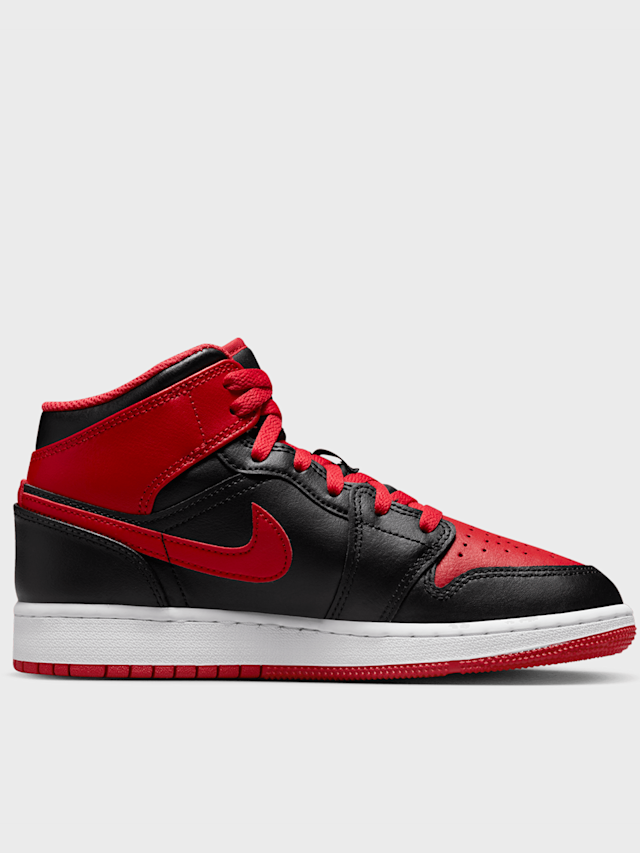 Jordan, Air 1 Mid (GS), zwart, Afbeelding 2 van 8