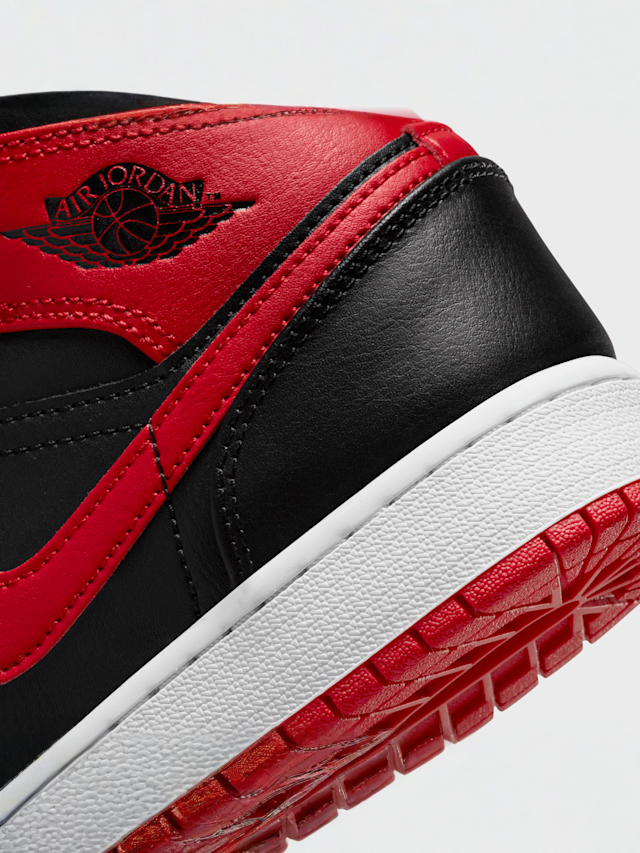 Jordan, Air 1 Mid (GS), zwart, Afbeelding 8 van 8