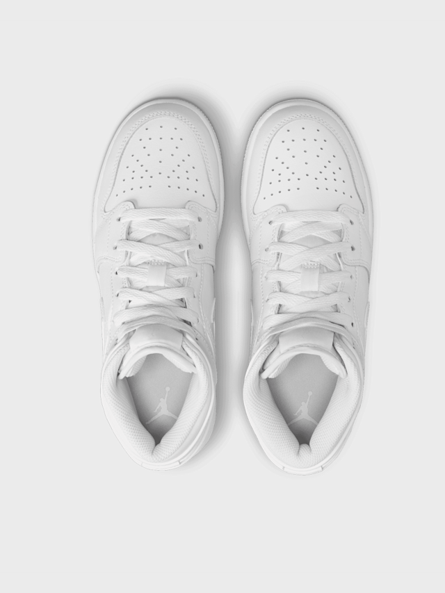 Jordan, Jordan 1 Mid (GS), white, Image 6 of 8