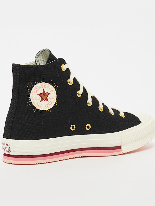 Converse, Chuck Taylor All Star Eva Lift (GS), black, Image 3 of 5