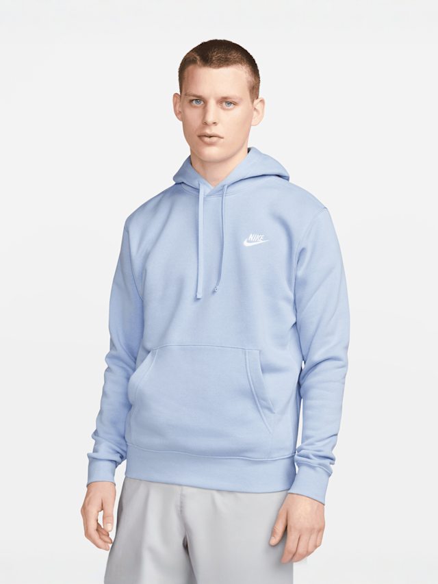 Nike, Sportswear Club Fleece Hoodie, blue, Image 1 of 5