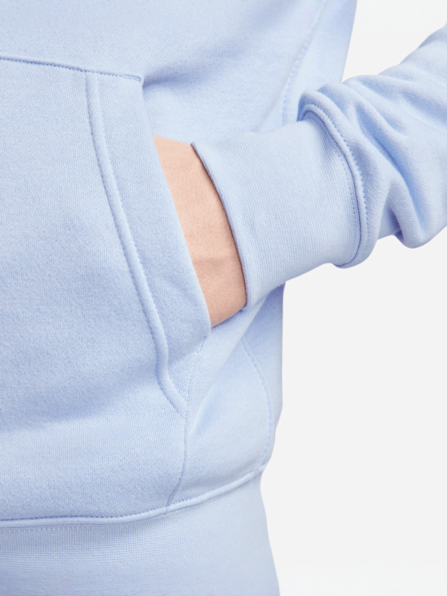 Nike, Sportswear Club Fleece Hoodie, blue, Image 4 of 5