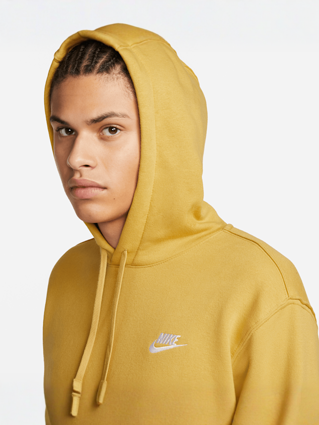 Nike, Sportswear Club Fleece Hoodie, geel, Afbeelding 4 van 6