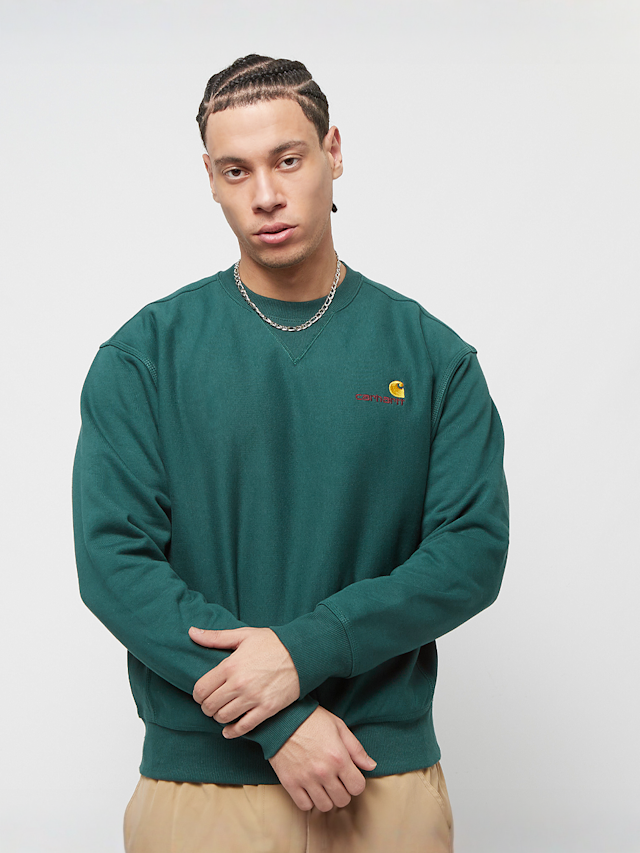 Carhartt WIP, American Script Sweat, beige, Afbeelding 1 van 4