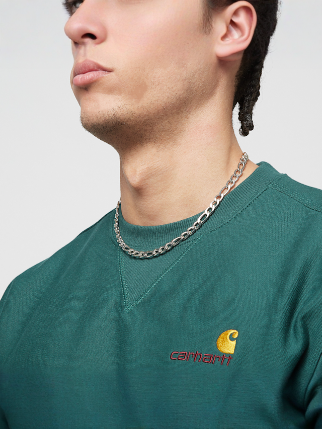 Carhartt WIP, American Script Sweat, beige, Afbeelding 3 van 4