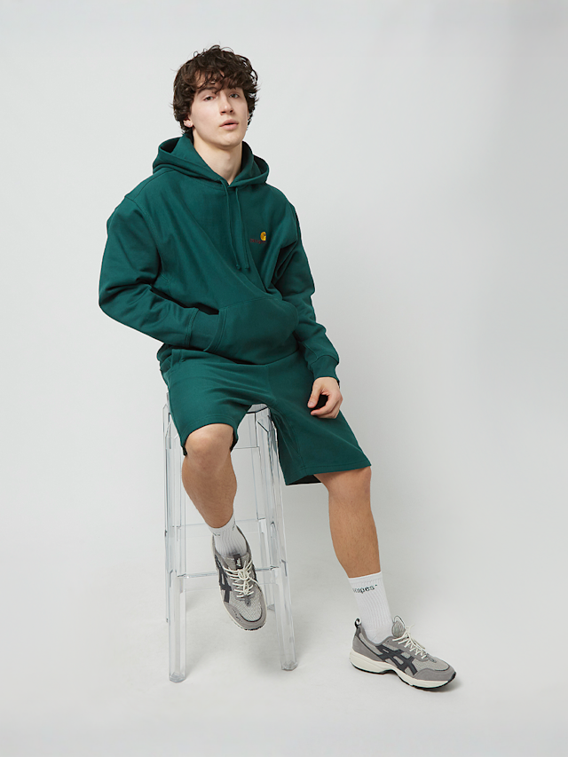 Carhartt WIP, Hooded American Script Sweat, beige, Image 4 of 5