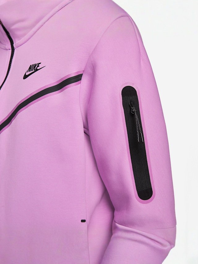 Nike, Sportswear Tech Fleece Full-Zip Hoodie, roze, Afbeelding 4 van 8