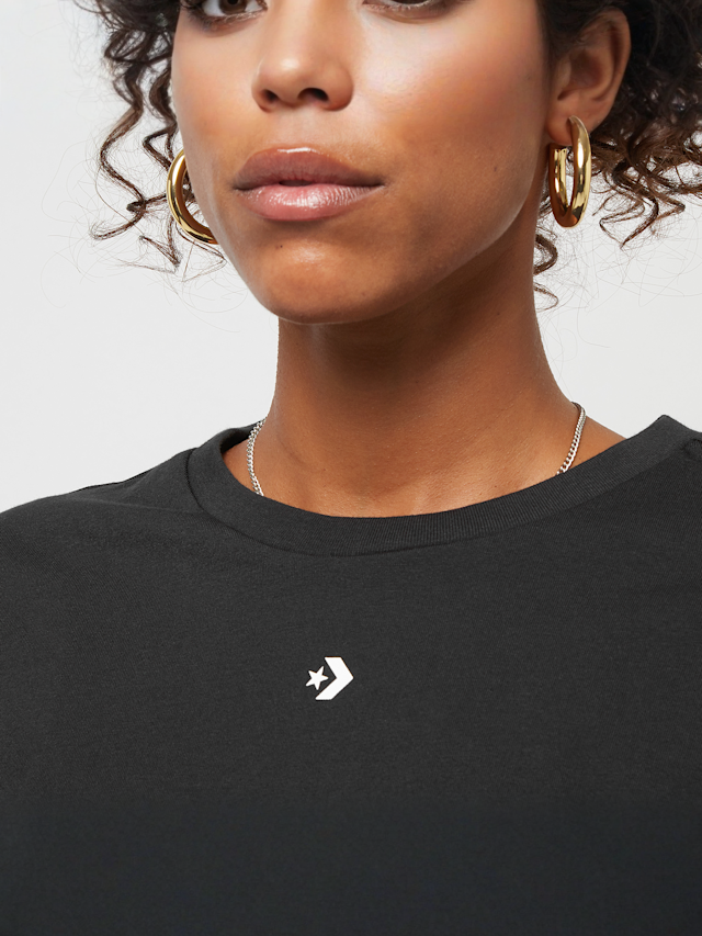 Converse, Wordmark Twist Tee, zwart, Afbeelding 3 van 5