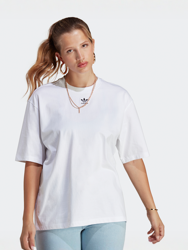 adidas Originals, Trefoil Essentials T-shirt, wit, Afbeelding 1 van 4