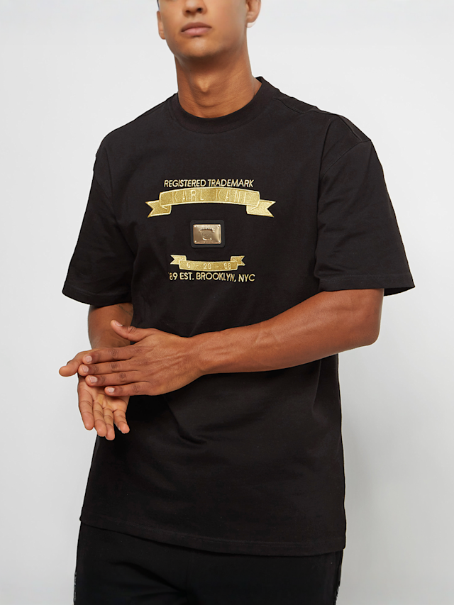 Karl Kani, Small Signature Paisley Tee, blauw, Afbeelding 5 van 5