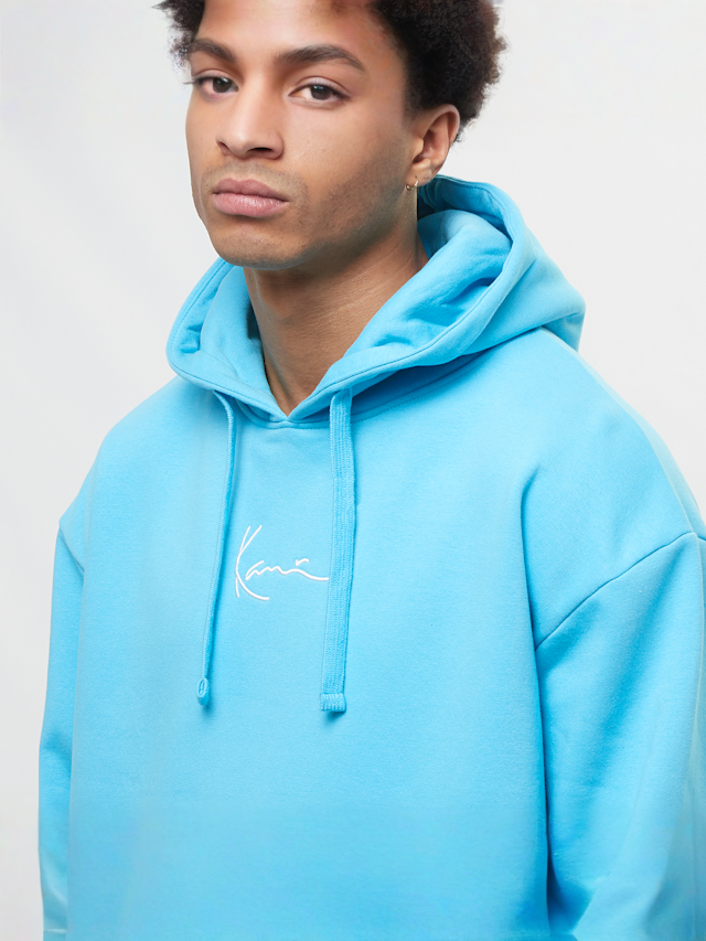Karl Kani, Small Signature Essential Hoodie, blauw, Afbeelding 3 van 4