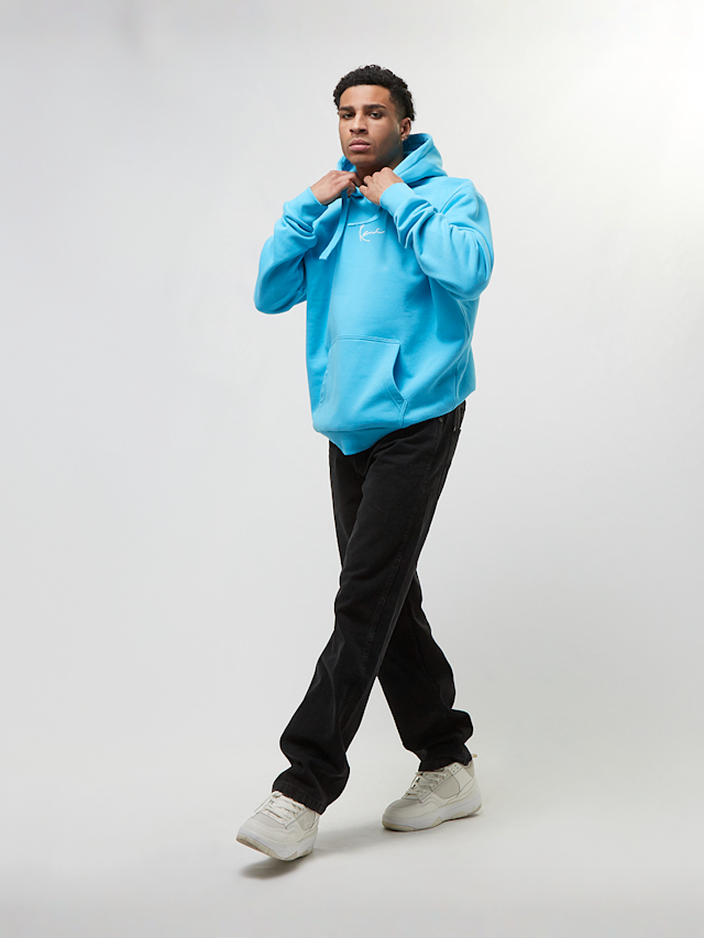 Karl Kani, Small Signature Essential Hoodie, blue, Image 4 of 4