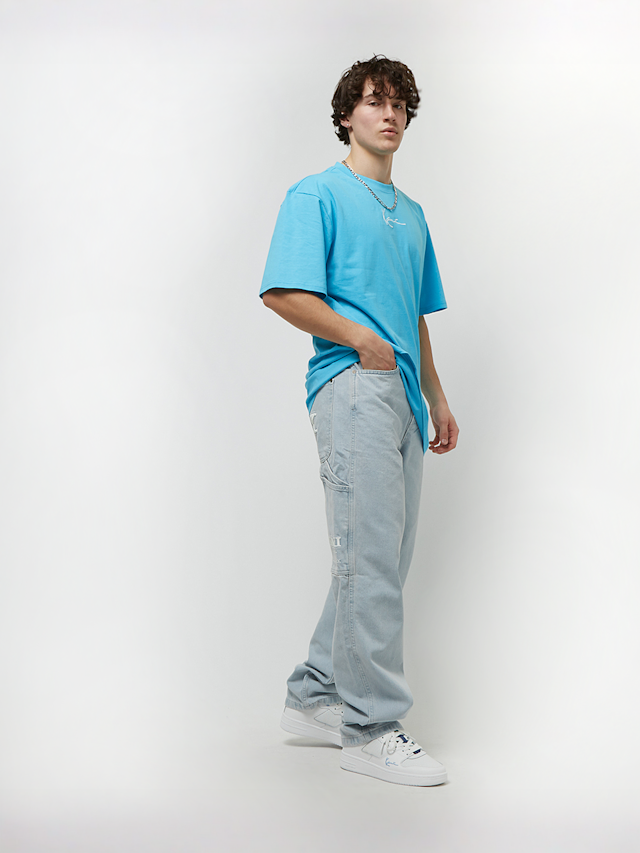 Karl Kani, Small Signature Essential Tee, blue, Image 4 of 5