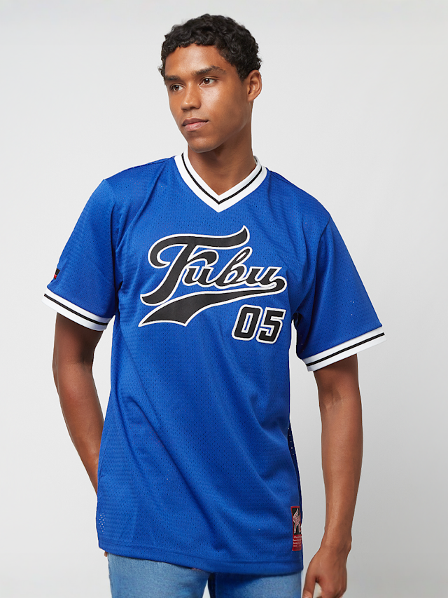 FUBU, Varsity Mesh Tee, blauw, Afbeelding 1 van 6