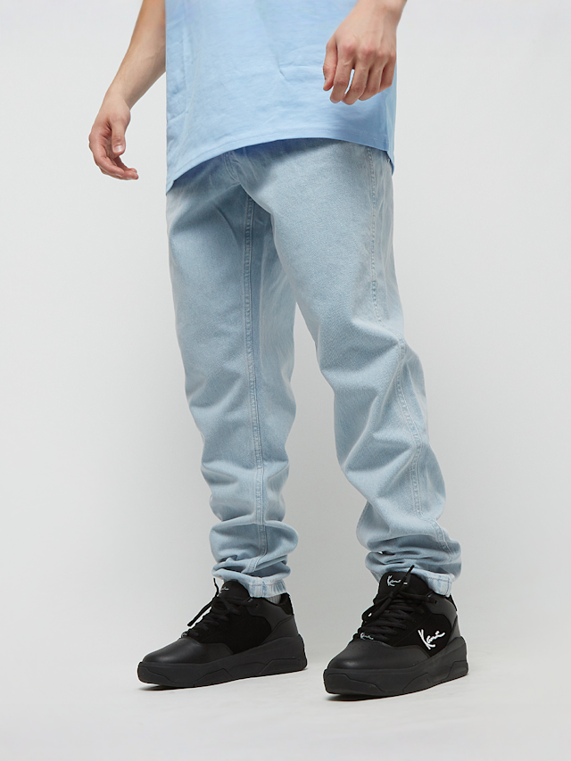 Karl Kani, Small Signature Tapered Five Pocket Denim, blue, Image 1 of 5