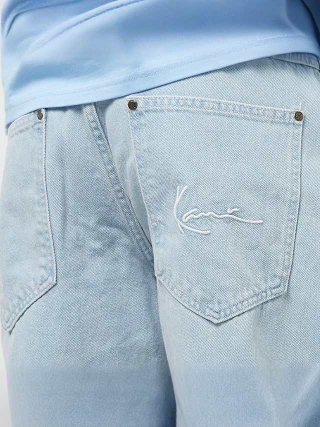 Karl Kani, Small Signature Tapered Five Pocket Denim, blue, Image 4 of 5