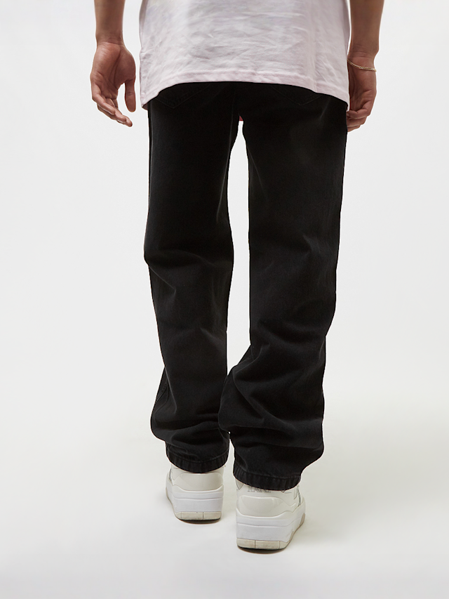 Karl Kani, Small Signature Baggy Five Pocket Denim, black, Image 2 of 5