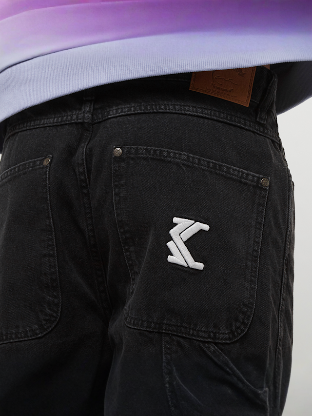 Karl Kani, Retro Baggy Workwear Denim, black, Image 4 of 7