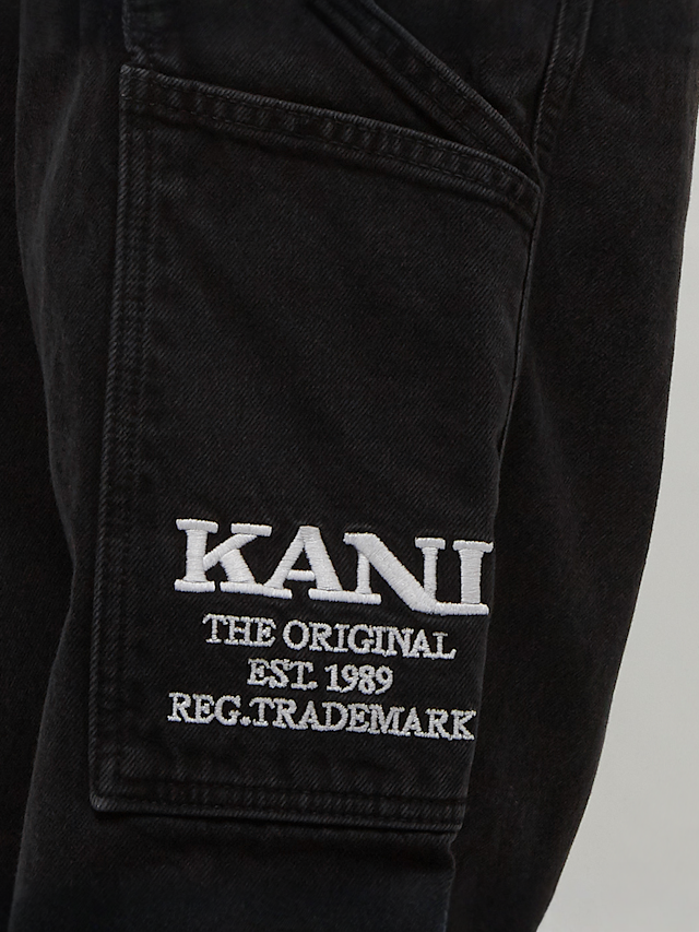 Karl Kani, Retro Baggy Workwear Denim, black, Image 5 of 7