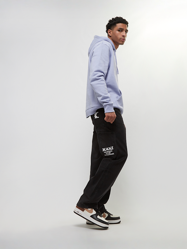 Karl Kani, Retro Baggy Workwear Denim, black, Image 6 of 7