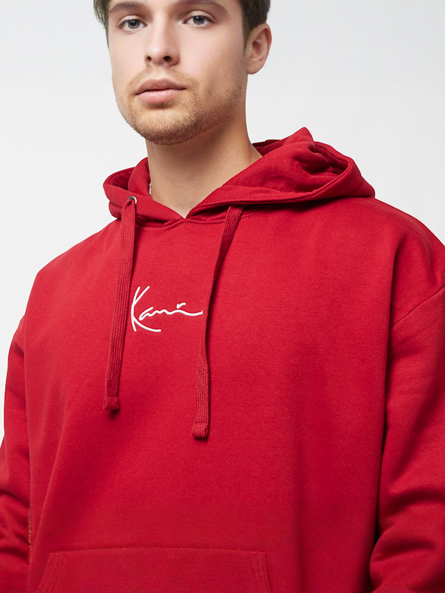 Karl Kani, Small Signature Essential Hoodie, red, Image 3 of 4