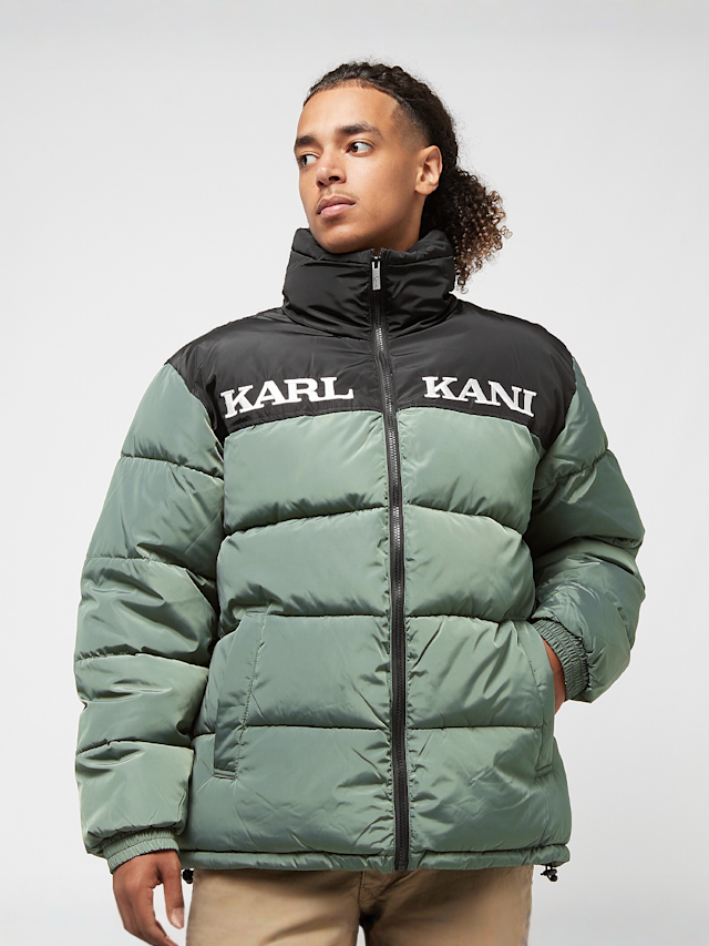 Karl Kani, Retro Essential Puffer Jacket, green, Image 1 of 5