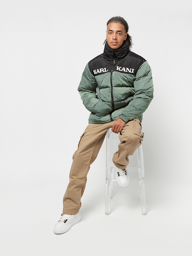 Karl Kani, Retro Essential Puffer Jacket, green, Image 5 of 5