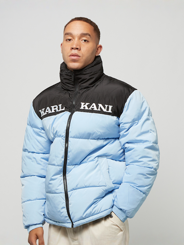 Karl Kani, Retro Essential Puffer Jacket, blue, Image 1 of 5