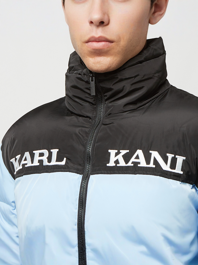 Karl Kani, Retro Essential Puffer Jacket, blue, Image 3 of 5