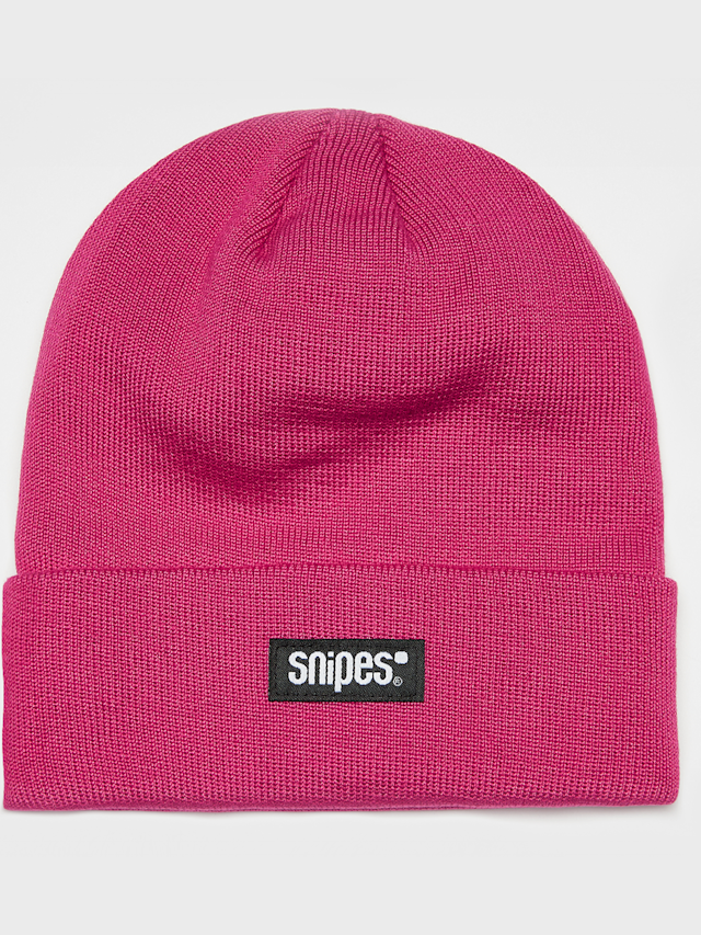 SNIPES, Woven Label Beanie, light pink, Image 1 of 3