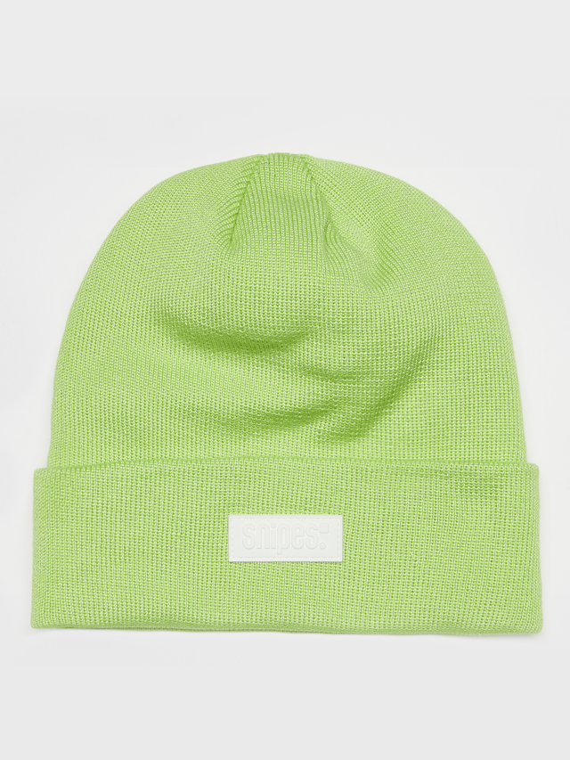 SNIPES, Woven Label Beanie, green, Image 1 of 3