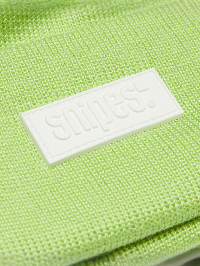 SNIPES, Woven Label Beanie, green, Image 3 of 3