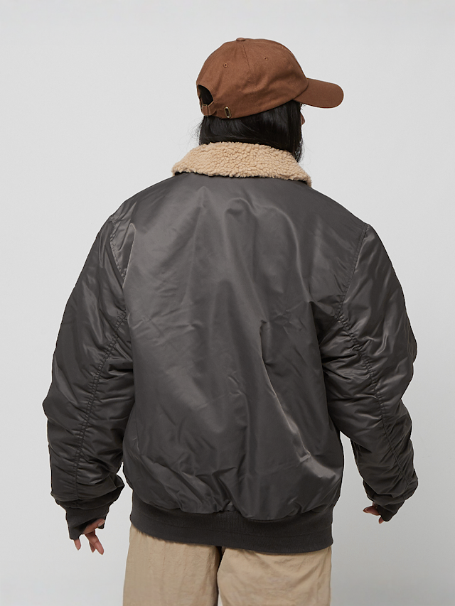 Karl Kani, Chest Retro Bomber Jacket, grey, Image 2 of 4