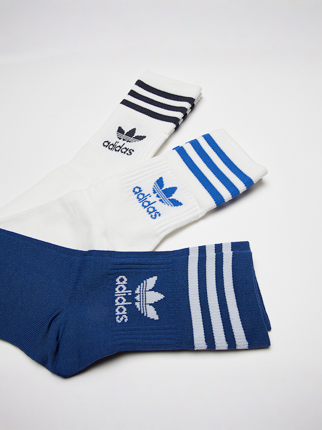 adidas Originals, adicolor Crew Sokken (3 Pack), multicolor, Afbeelding 2 van 2