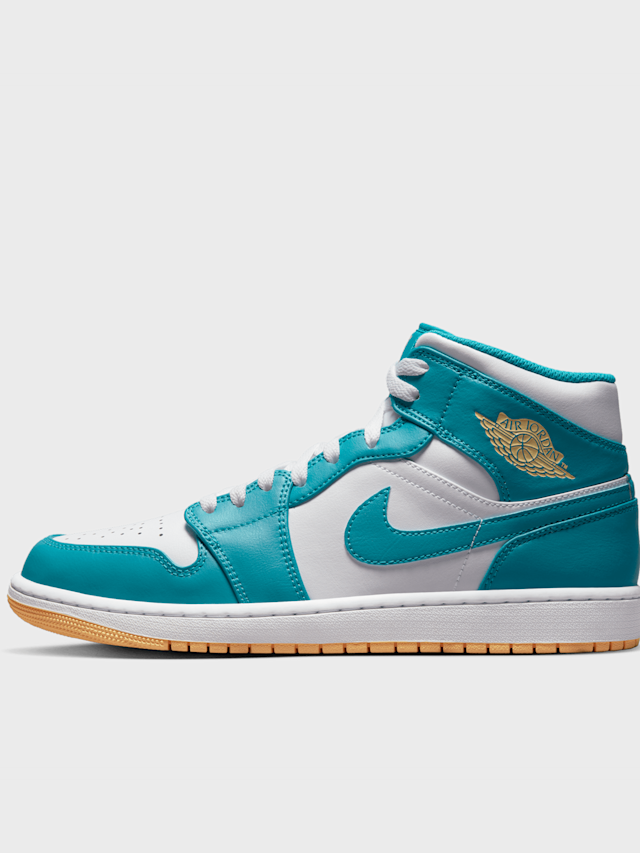 Jordan, Air Jordan 1 Mid, blauw, Afbeelding 1 van 8