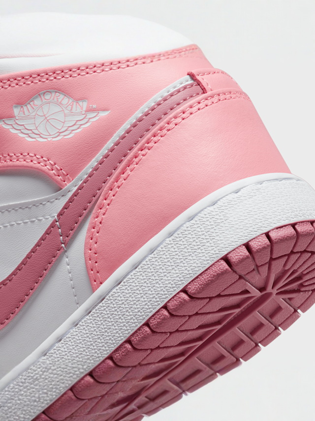 Jordan, Jordan 1 Mid (GS), Pink, Image 8 of 8