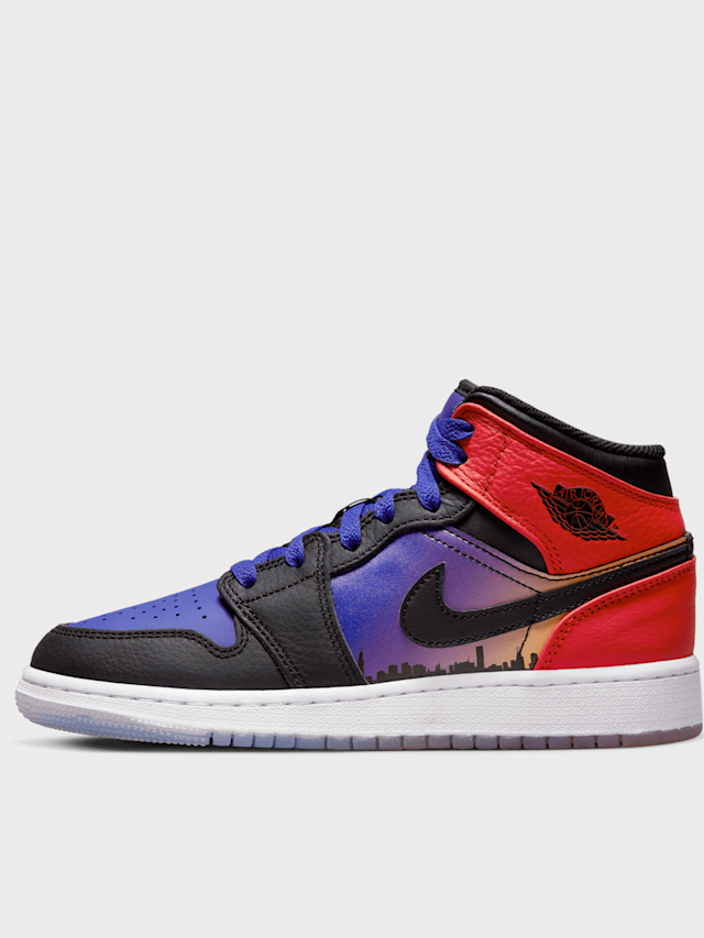 Jordan, Air Jordan 1 Mid (GS), czarny, Obraz 1 z 9