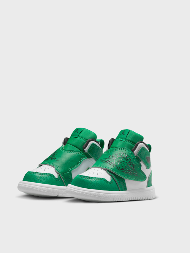 Jordan, Sky Jordan 1 Toddlers blue tint/white/ice blue, green, Image 4 of 8