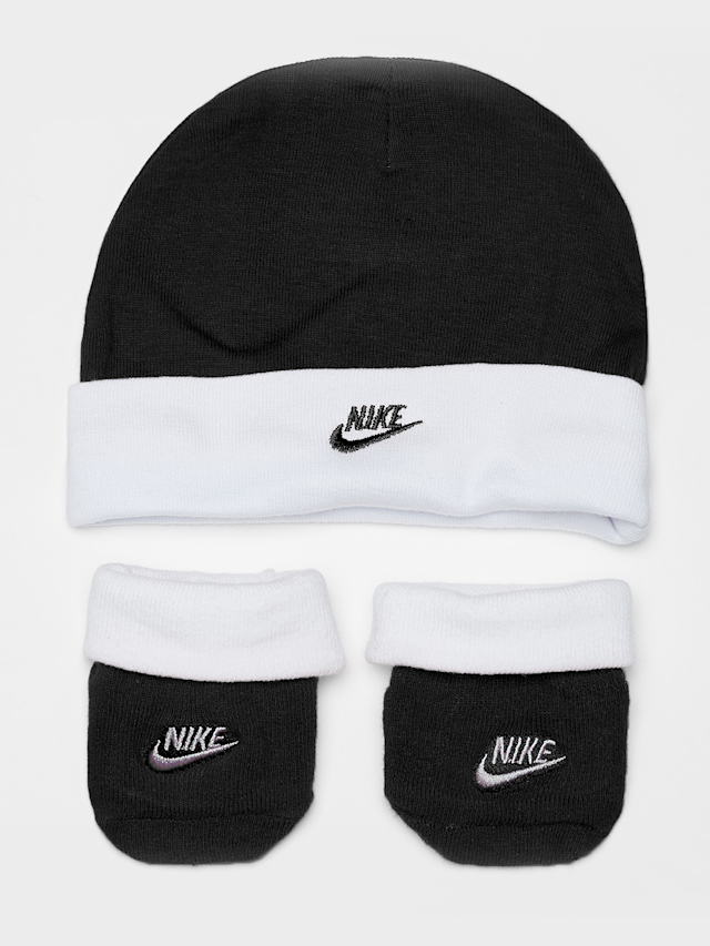 Nike, Futura Hat And Booties (2 Piece), zwart, Afbeelding 1 van 3