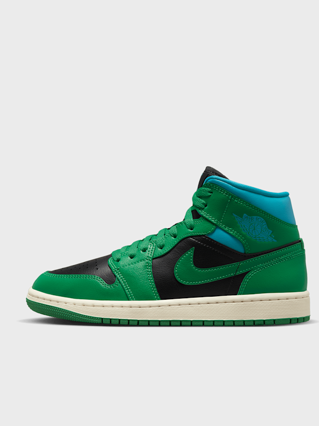 Jordan, WMNS Air Jordan 1 Mid, black, Image 1 of 8