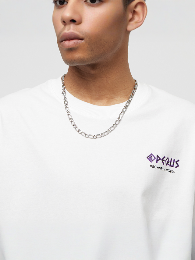 PEQUS, Drowned Angels Graphic T-Shirt, wit, Afbeelding 3 van 4