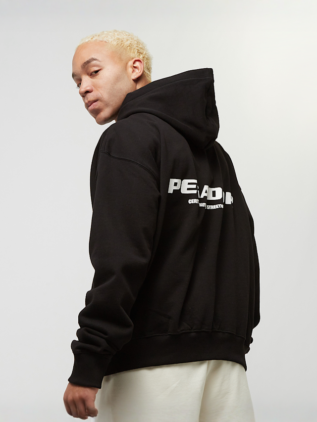 Pegador, Colne Logo Oversized Sweat Jacket, czarny, Obraz 1 z 5