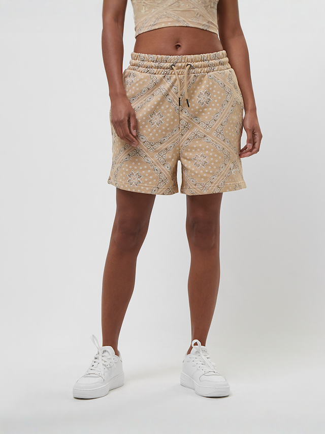 Karl Kani, Small Signature Paisley Shorts, beige, Image 1 of 5